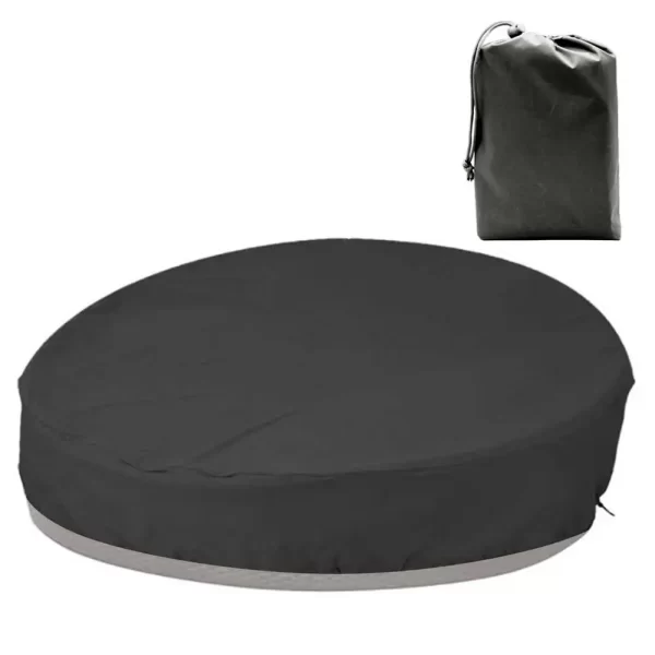 Outdoor Waterproof Daybed Cover Round Sofa Dust Cover Rain Snow Cover Garden Patio Furniture UV Fade Sofa Chair Protection Cover - Image 2