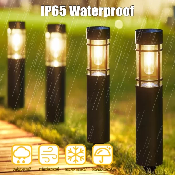 Solar Pathway Lights Outdoor-4PCS - Image 2